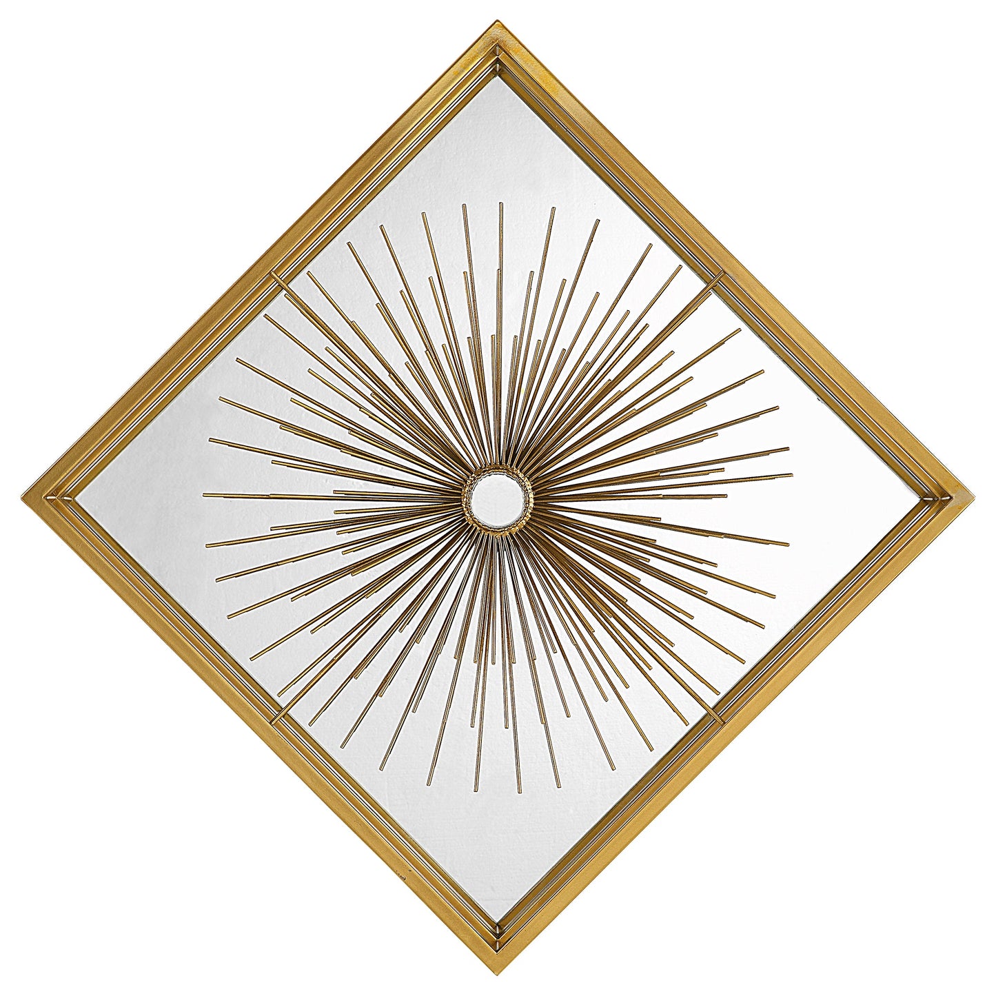 Uttermost Starlight Mirrored Brass Wall Decor