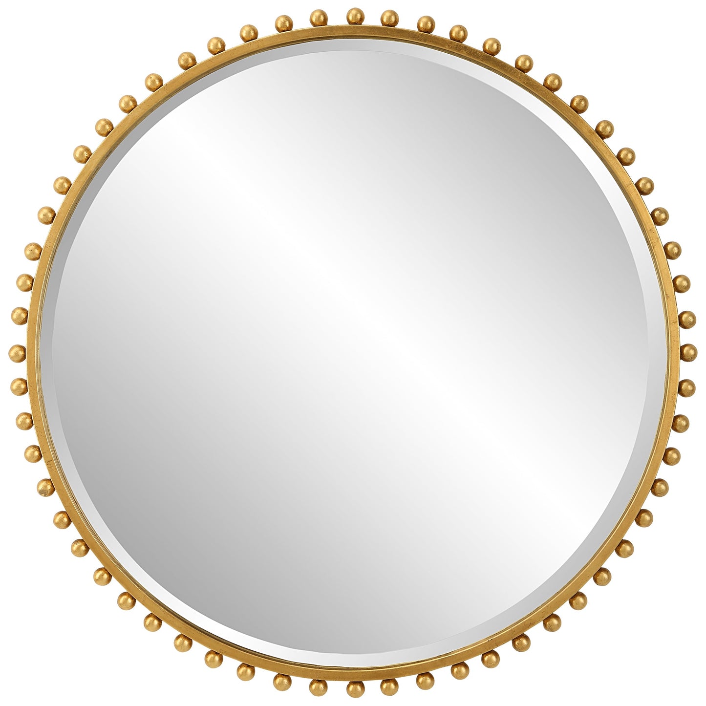 Uttermost Taza Gold Round Mirror