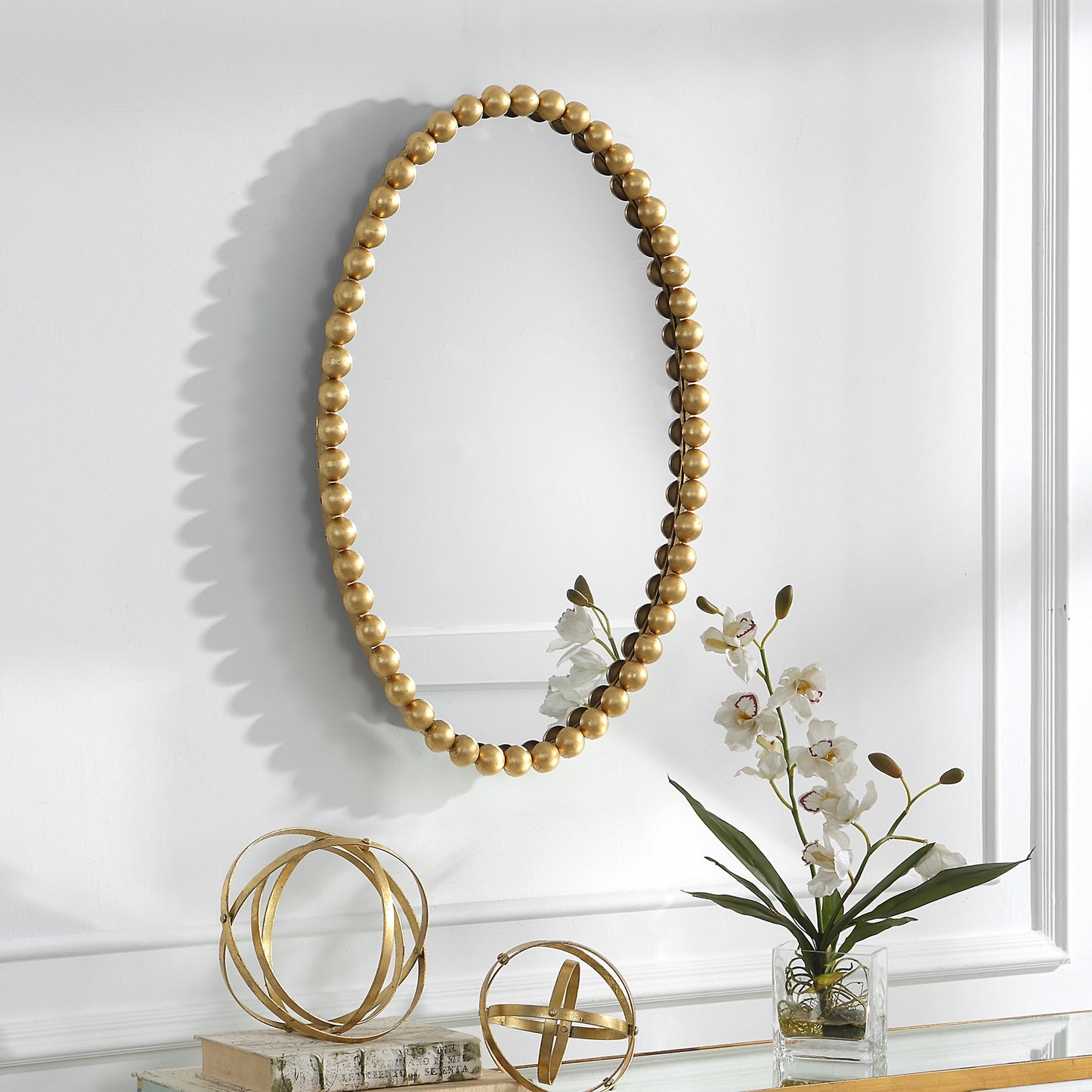 Uttermost Serna Gold Oval Mirror