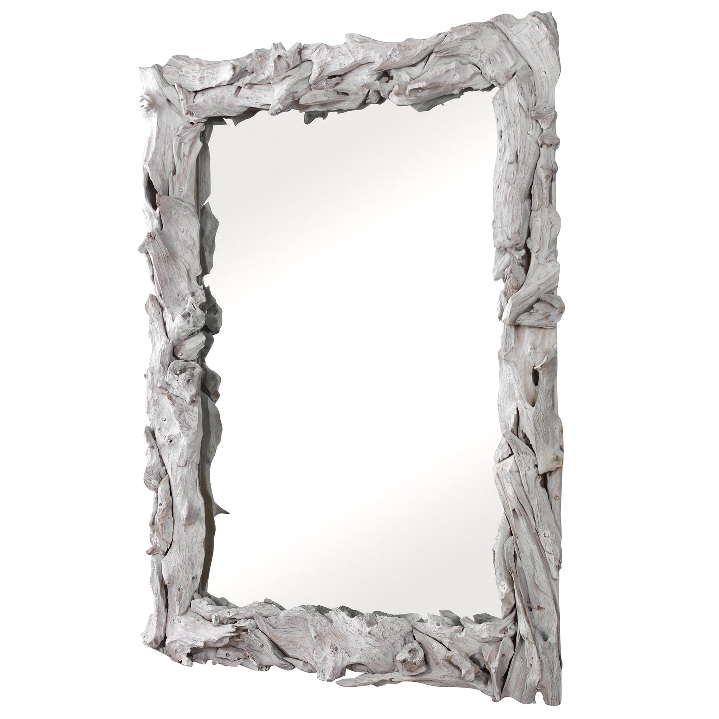 Uttermost Rio Whitewash Teak Mirror