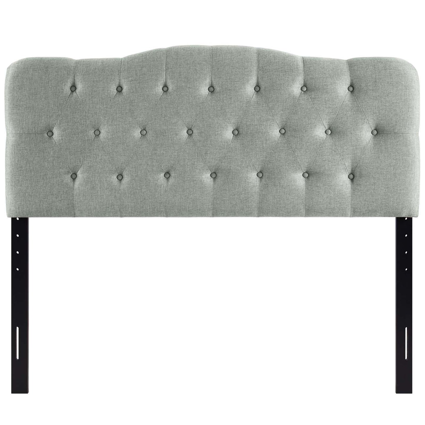 Annabel Queen Upholstered Fabric Headboard Gray MOD-5154-GRY