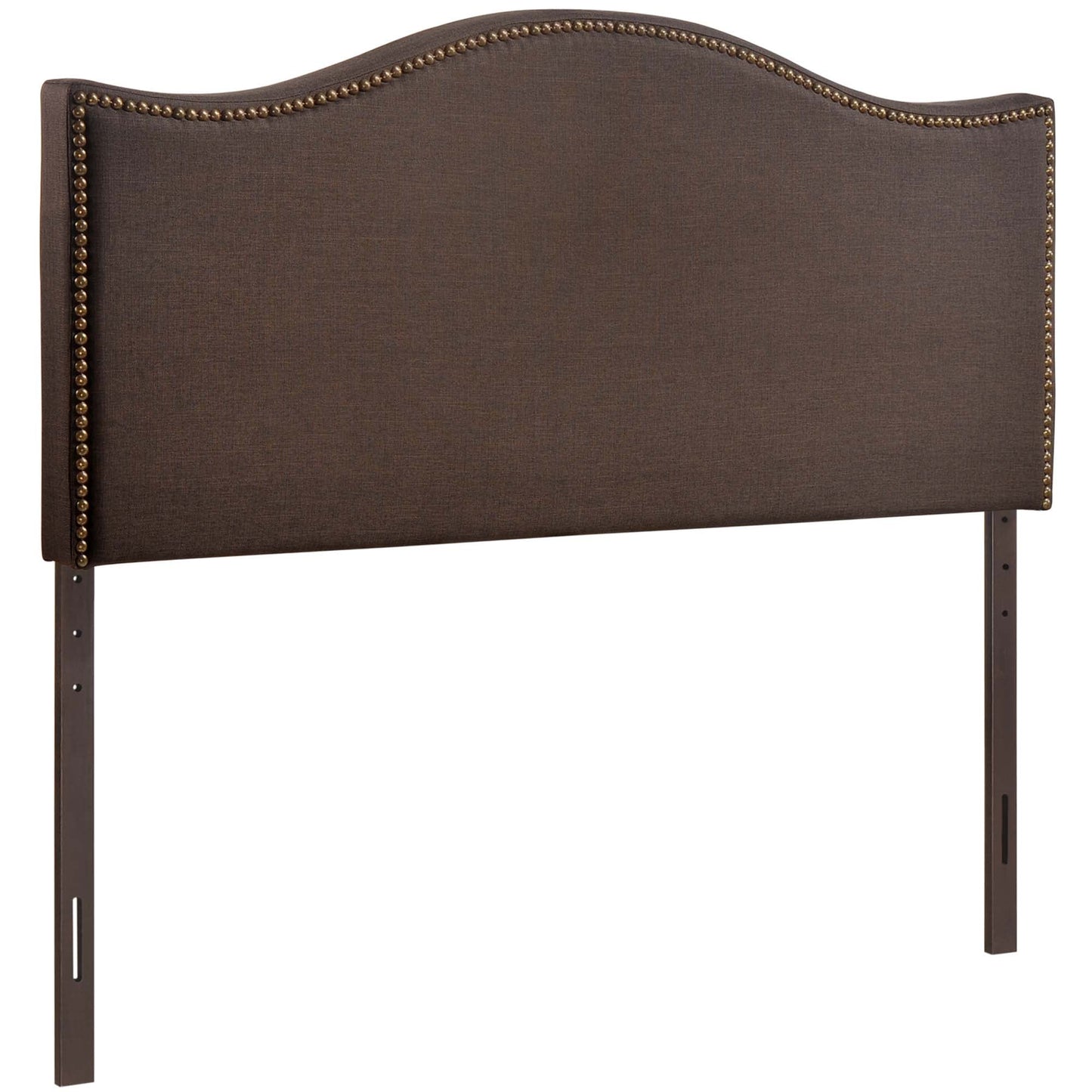 Curl Nailhead Upholstered Queen Headboard by Modway MOD-5206-DBR