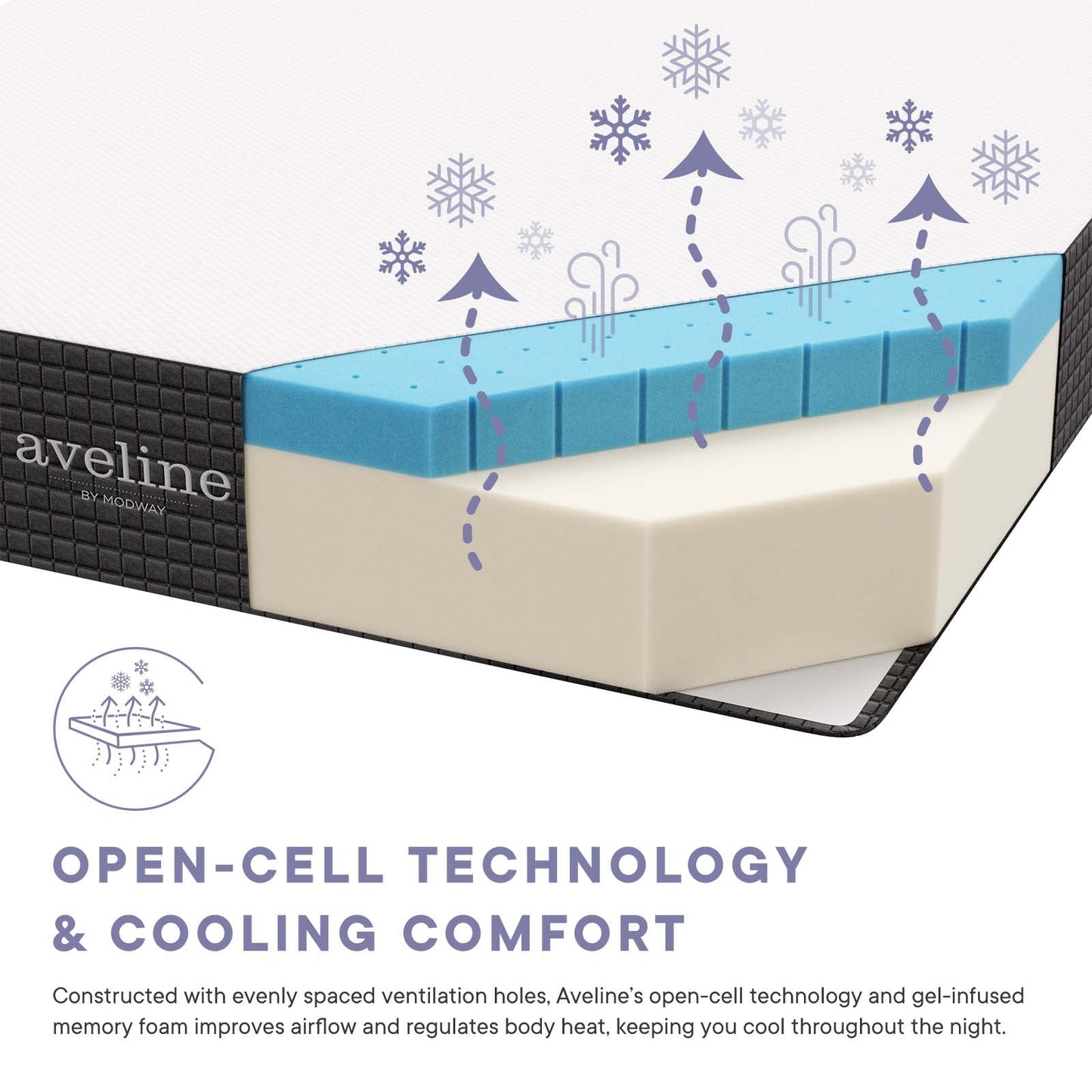 Aveline Memory Foam and Mattress Collection by Modway