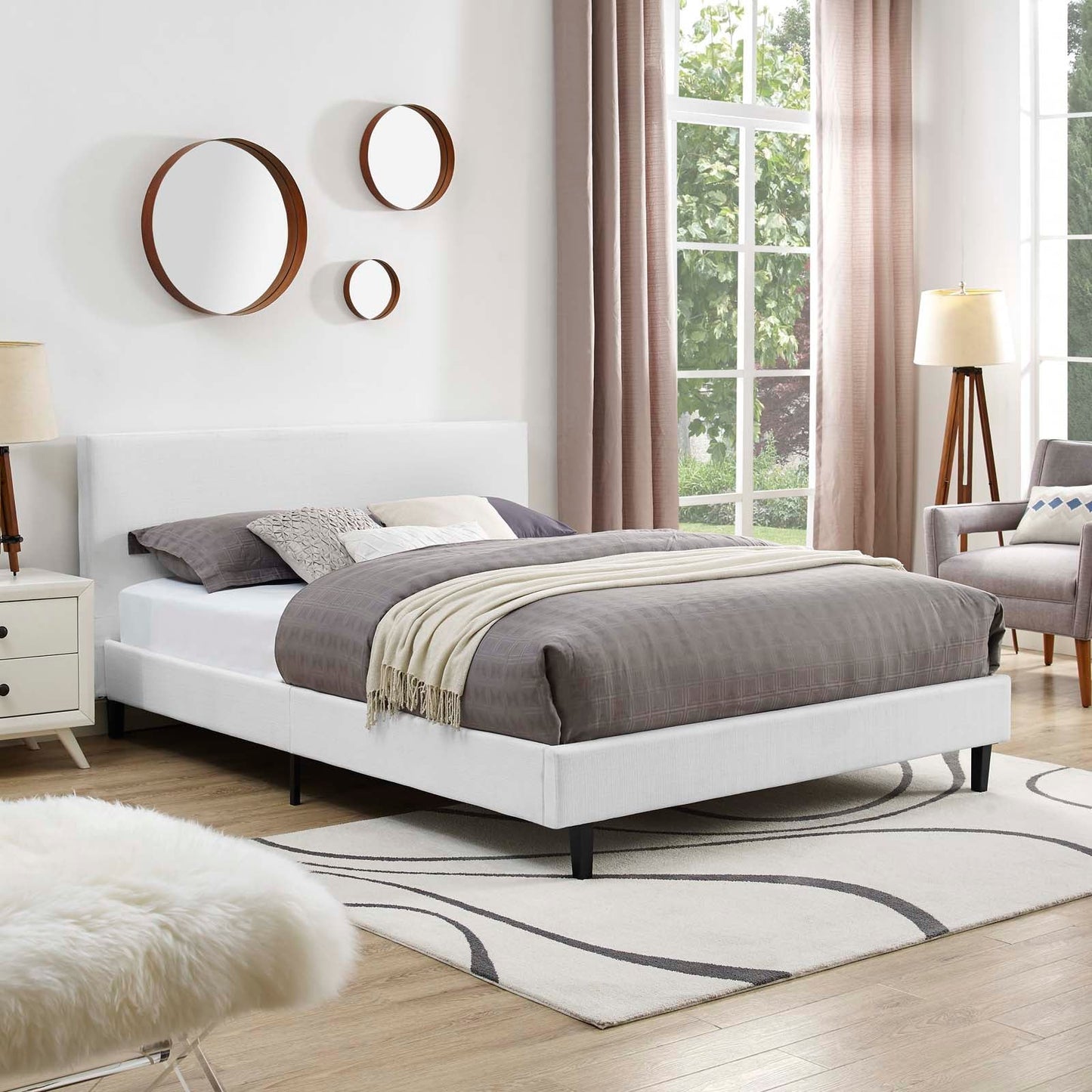 Anya Fabric Bed by Modway