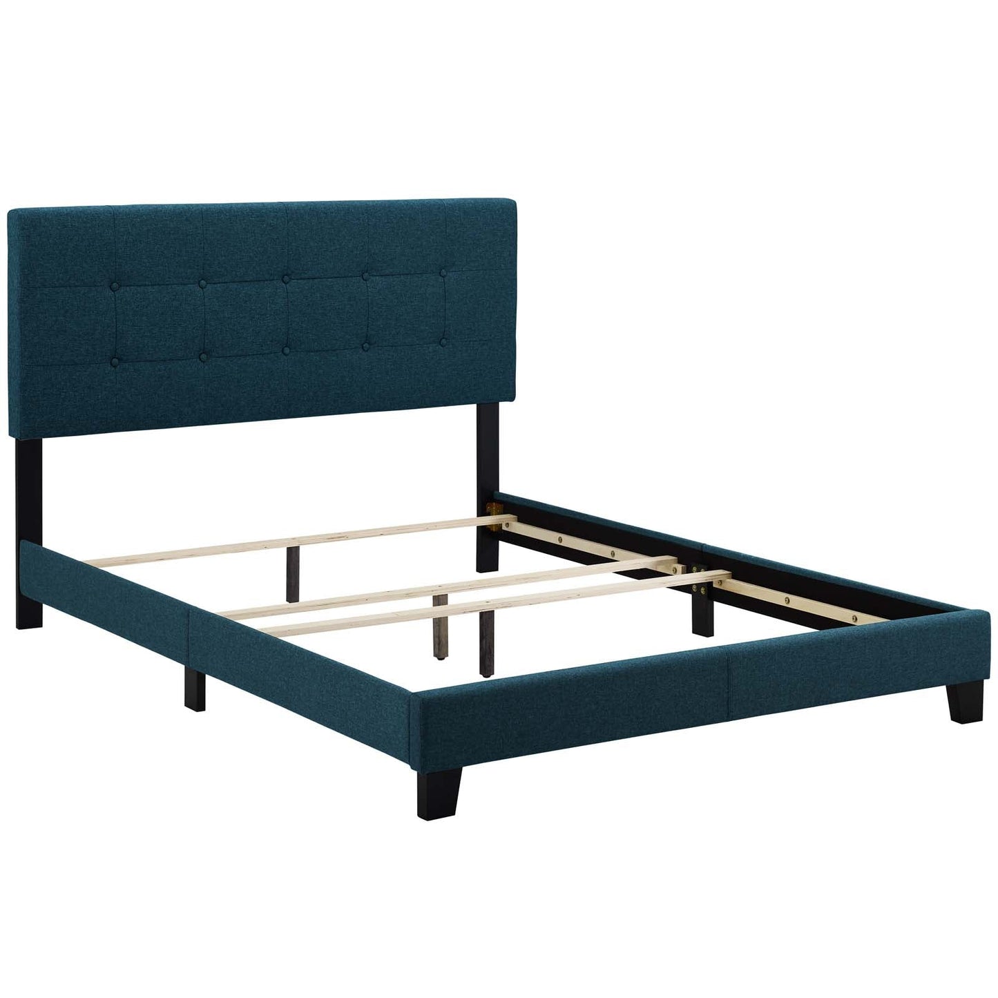 Amira Twin Upholstered Fabric Bed Azure MOD-5999-AZU
