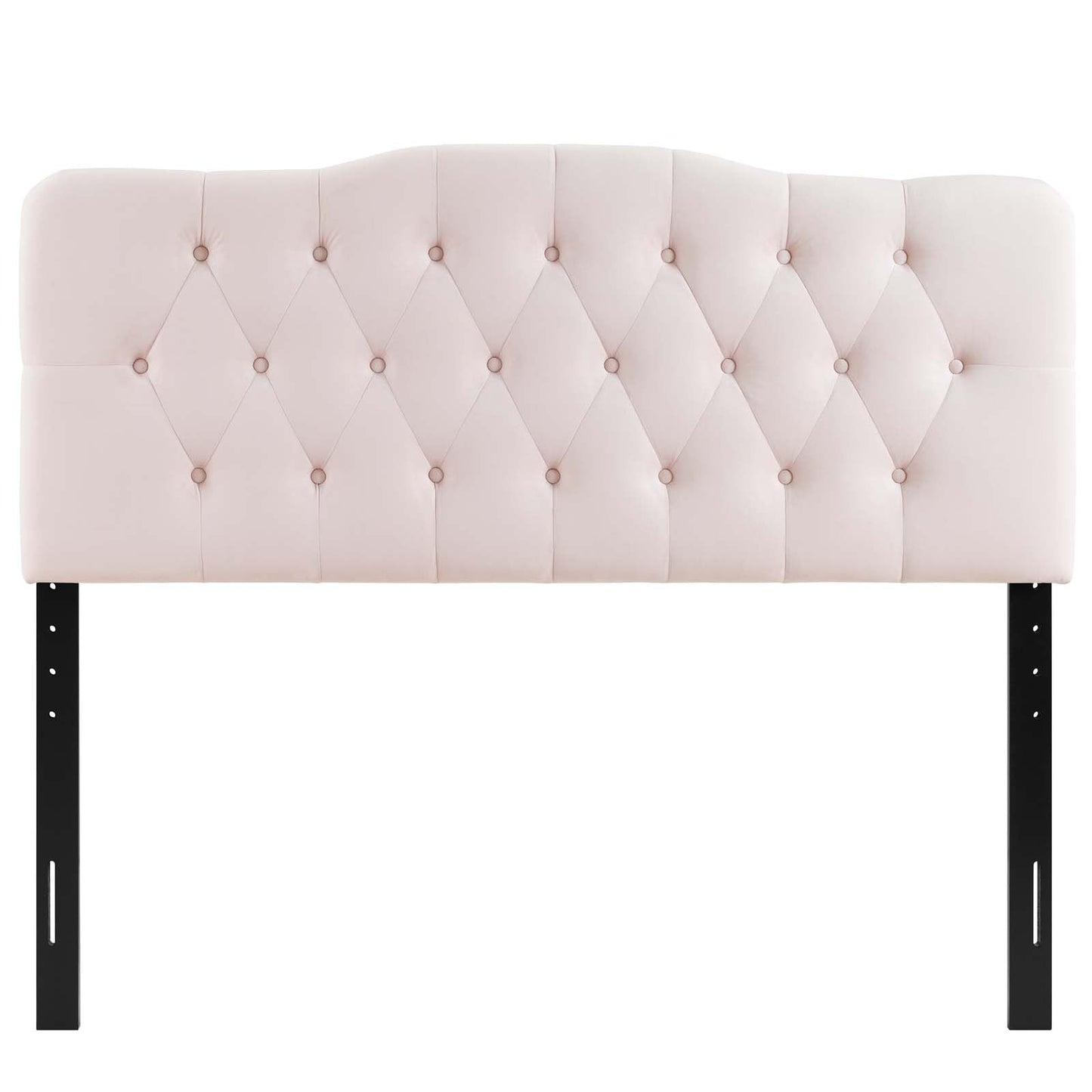 Annabel King Diamond Tufted Performance Velvet Headboard Pink MOD-6127-PNK