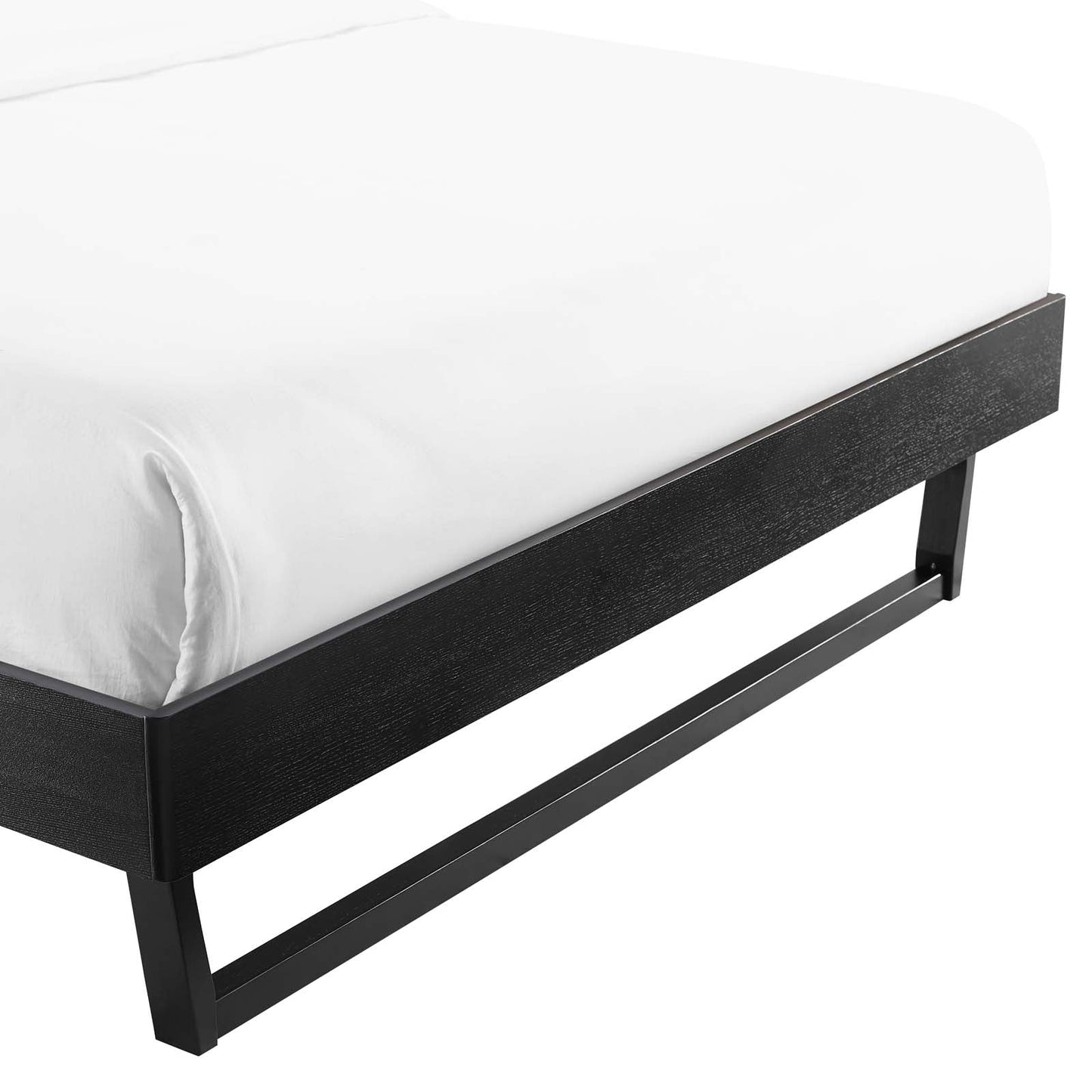 Billie Twin Wood Platform Bed Frame Black MOD-6212-BLK