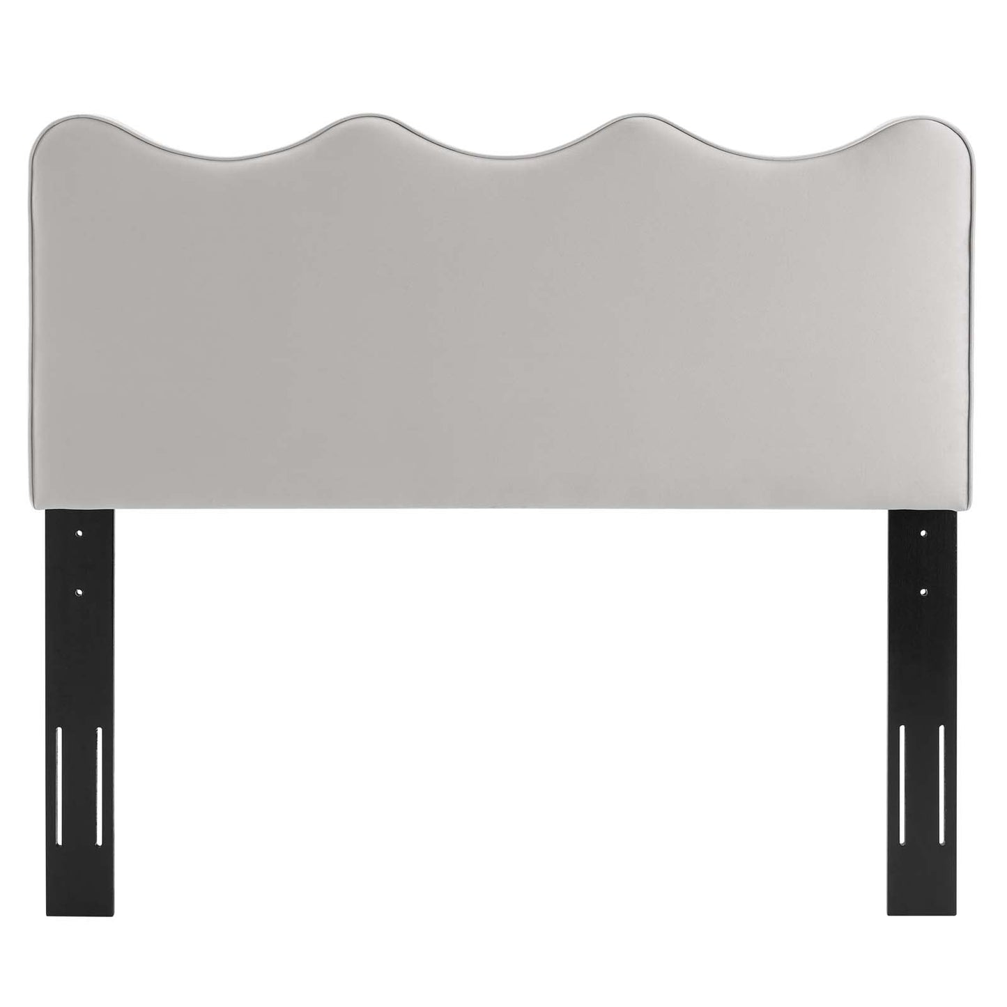 Athena Performance Velvet Twin Headboard Light Gray MOD-6519-LGR