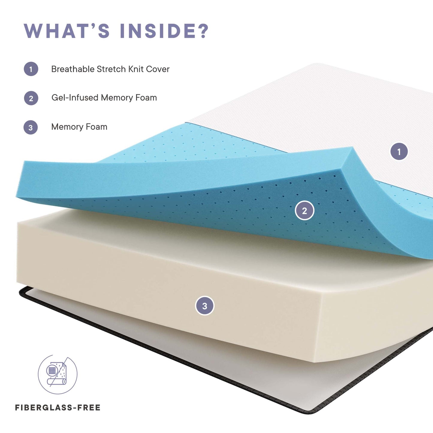Aveline Memory Foam and Mattress Collection by Modway