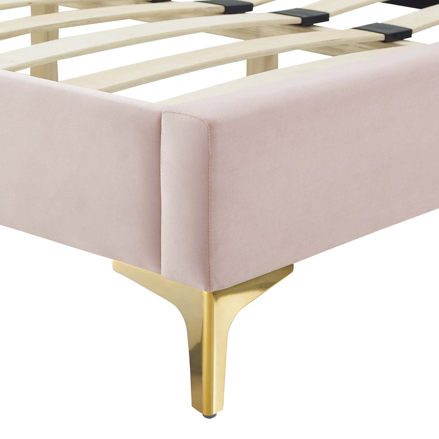 Amber Full Platform Bed Pink MOD-6781-PNK