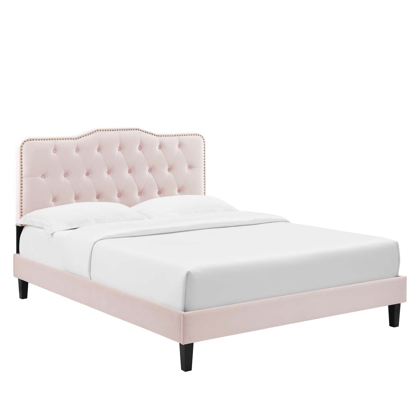 Amber Full Platform Bed Pink MOD-6783-PNK
