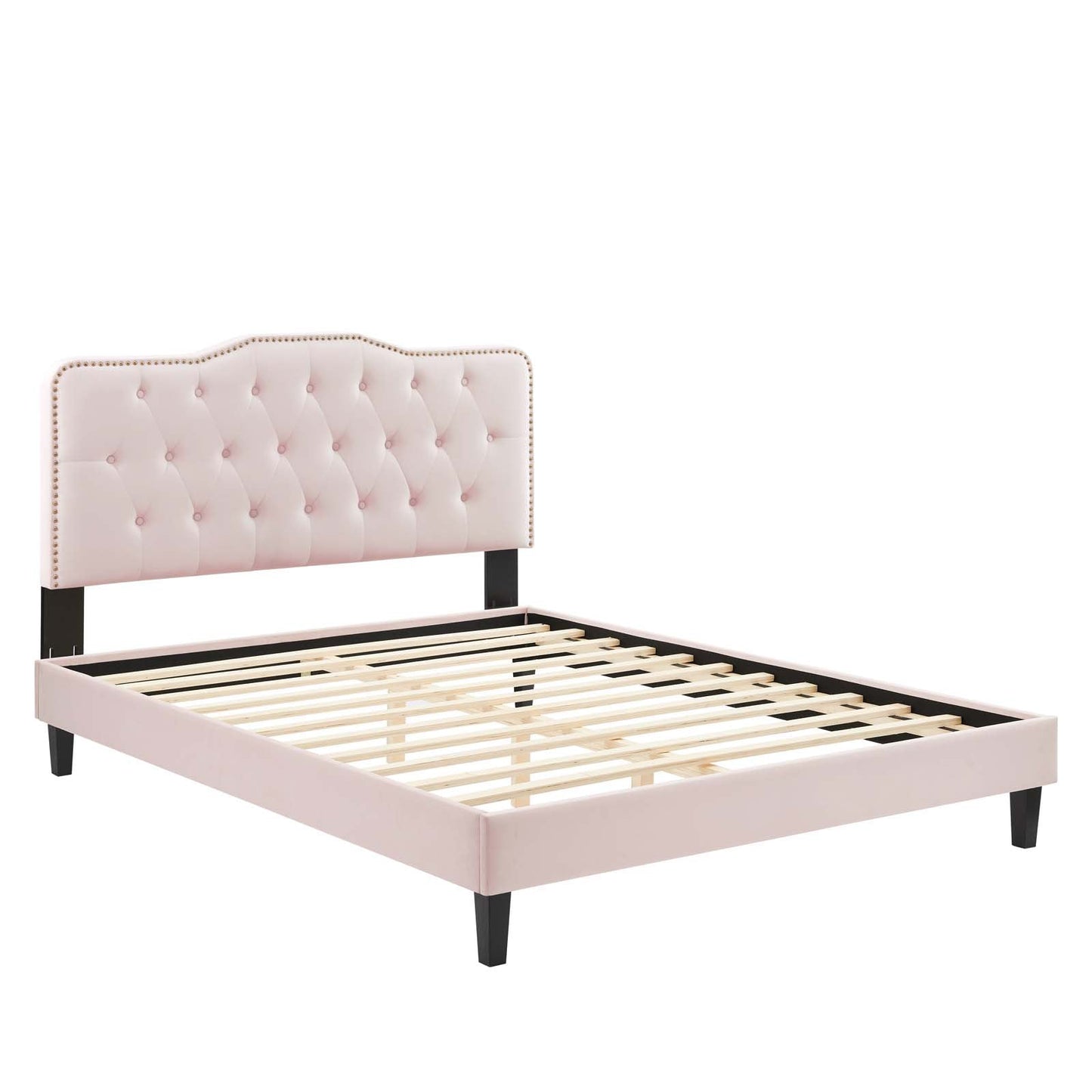 Amber Full Platform Bed Pink MOD-6783-PNK