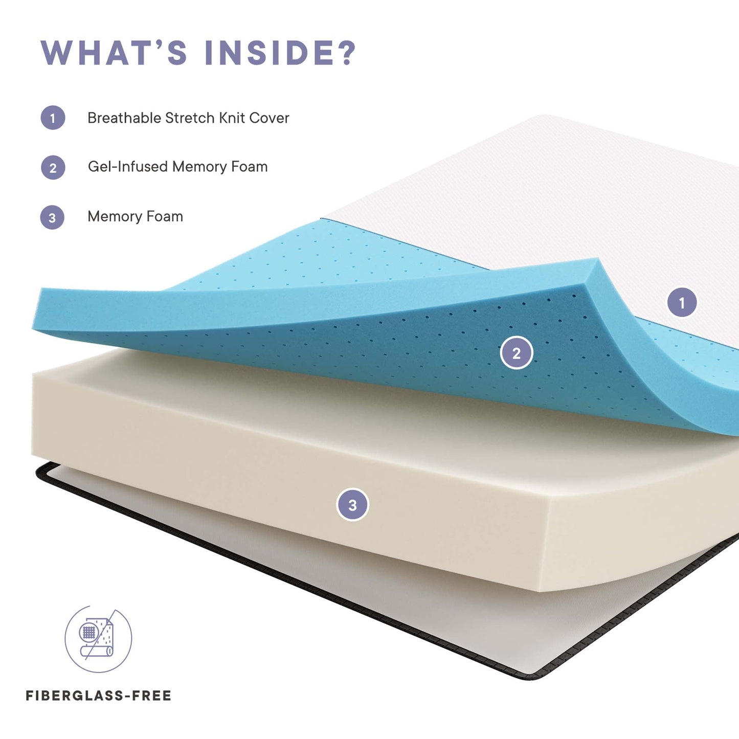Aveline Memory Foam and Mattress Collection by Modway