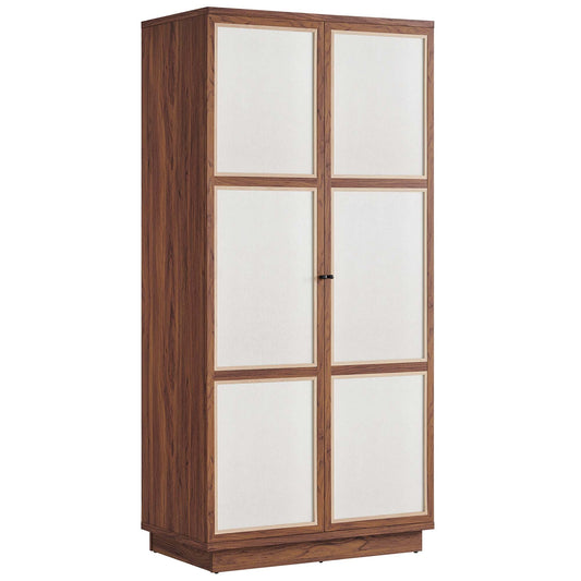Capri 70" Tall Wood Grain Storage Cabinet by Modway MOD-7156-WAL