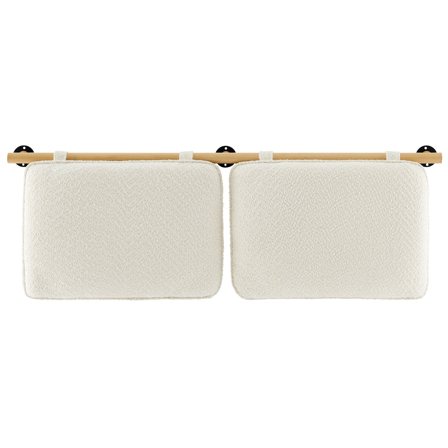 Anela Wall-Mounted Chenille Upholstered Headboard by Modway