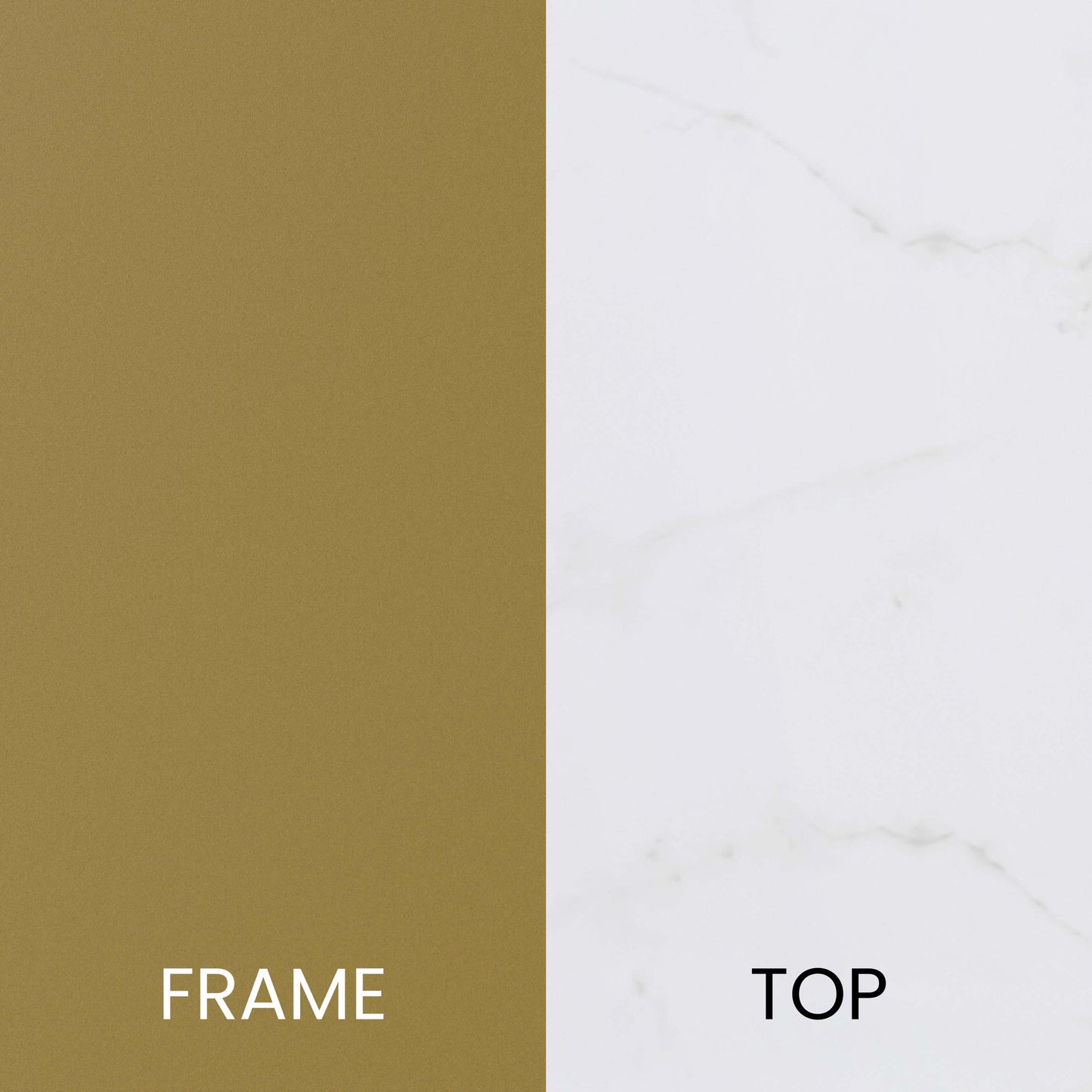 3PC White Marbled Table Set NAN-CEK-1787-MRBL-GG