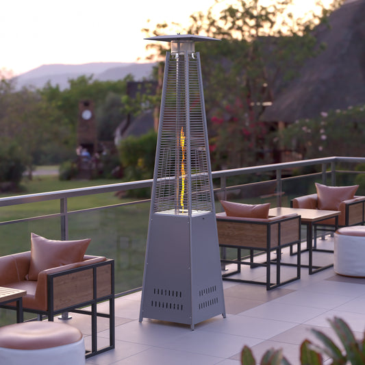 Silver Outdoor Patio Heater NAN-FSDC-01-SL-GG