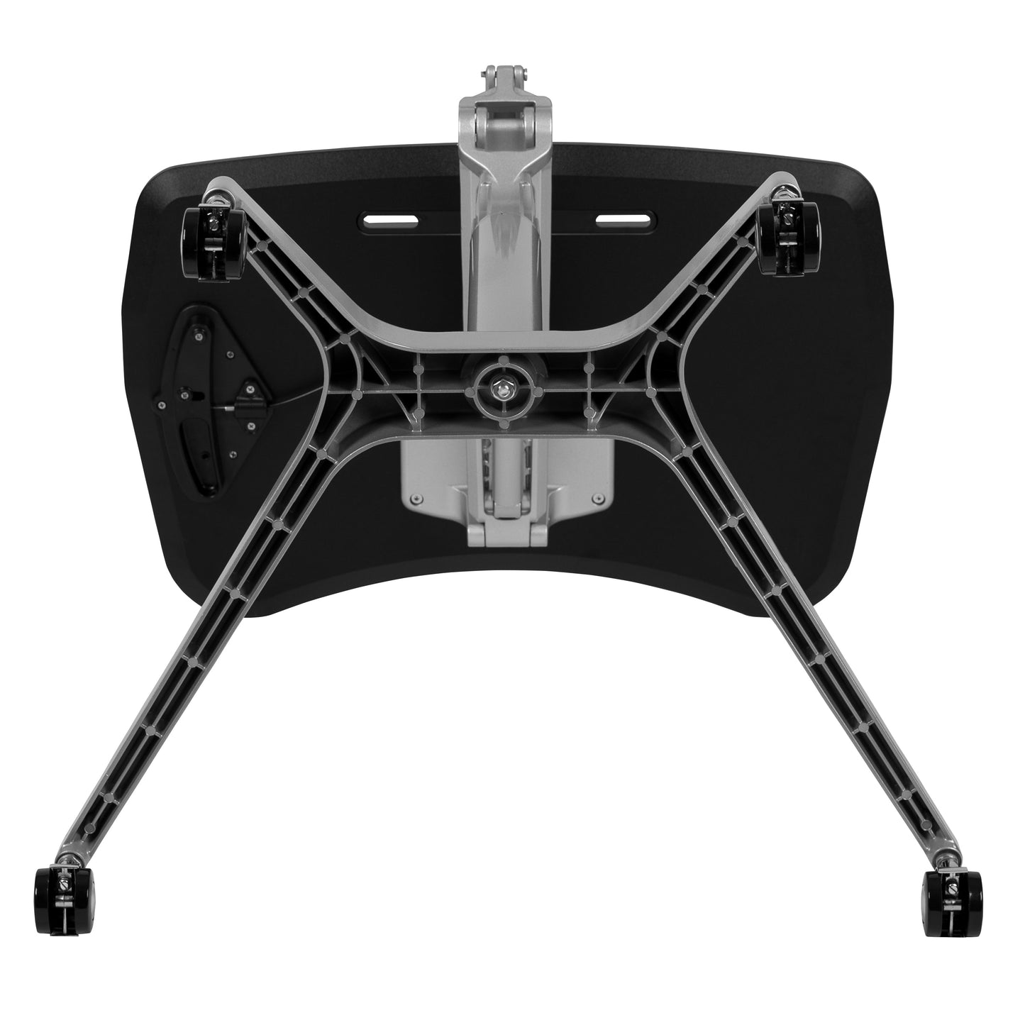 Black Mobile Sit to Stand Desk NAN-IP-10-BK-GG