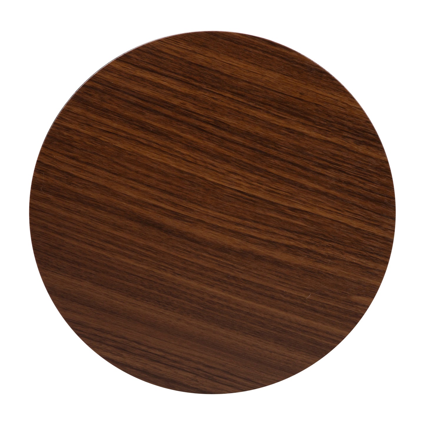 Walnut End Table-Black Frame NAN-JH-1787ET-WAL-BK-GG