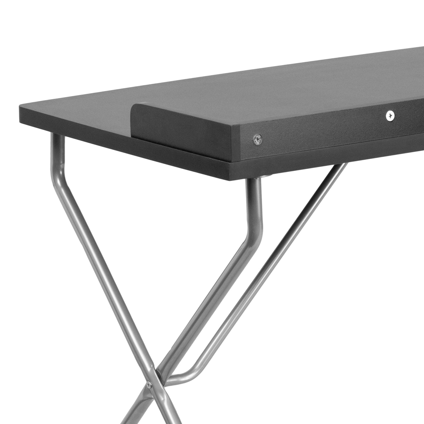Black Raised Border Desk NAN-JN-2116-BK-GG
