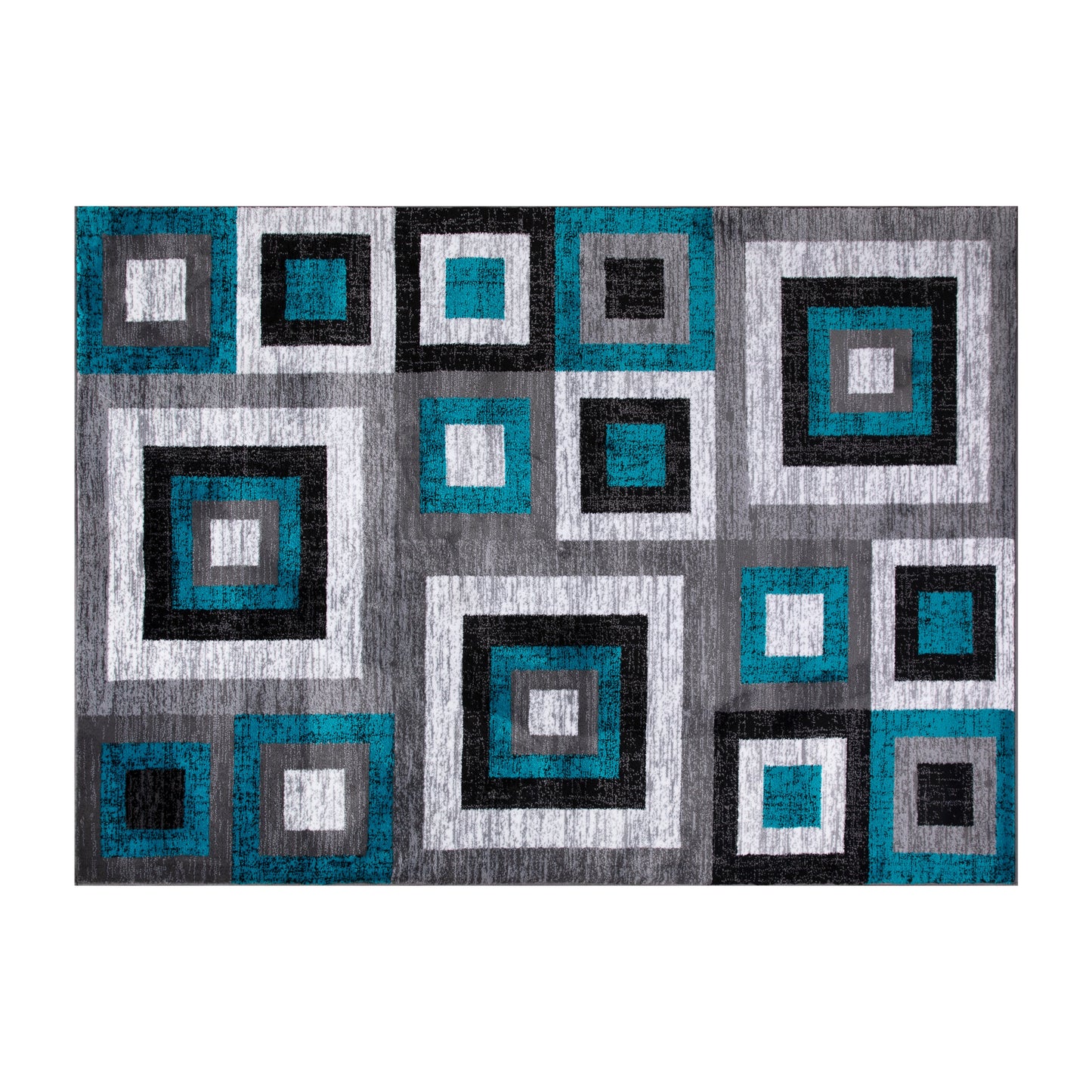 8x10 Turquoise Geometric Rug OK-HCF-7146ATUR-810-TUR-GG