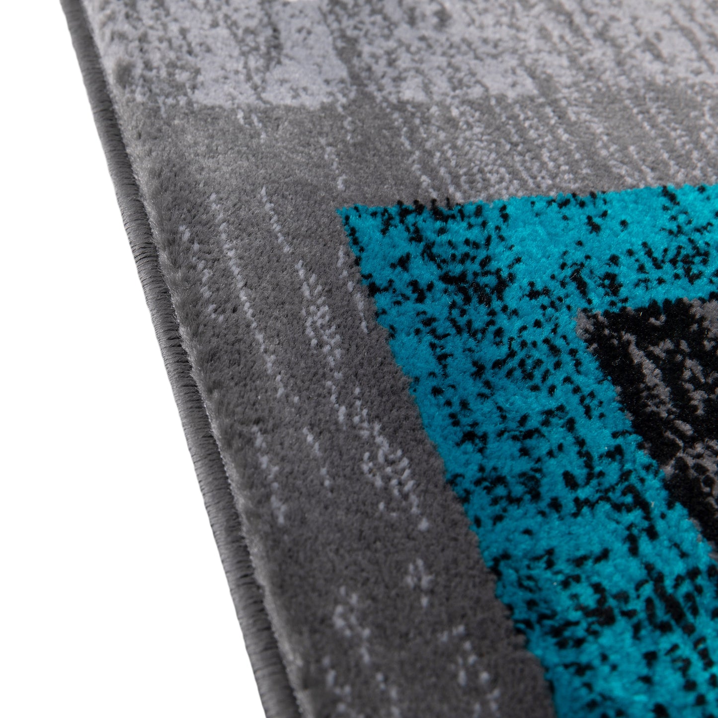 8x10 Turquoise Geometric Rug OK-HCF-7146ATUR-810-TUR-GG