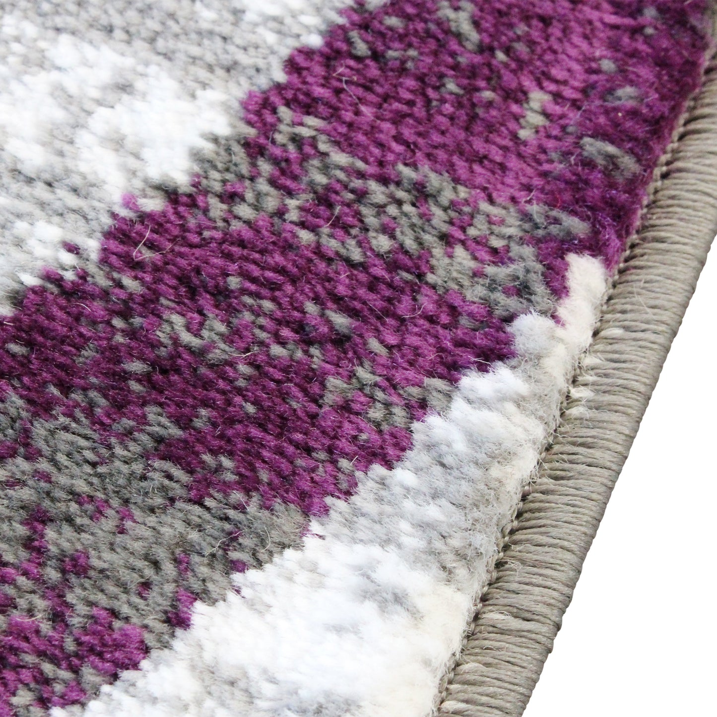 4x5 Purple Swirl Area Rug OKR-RG1103-45-PU-GG