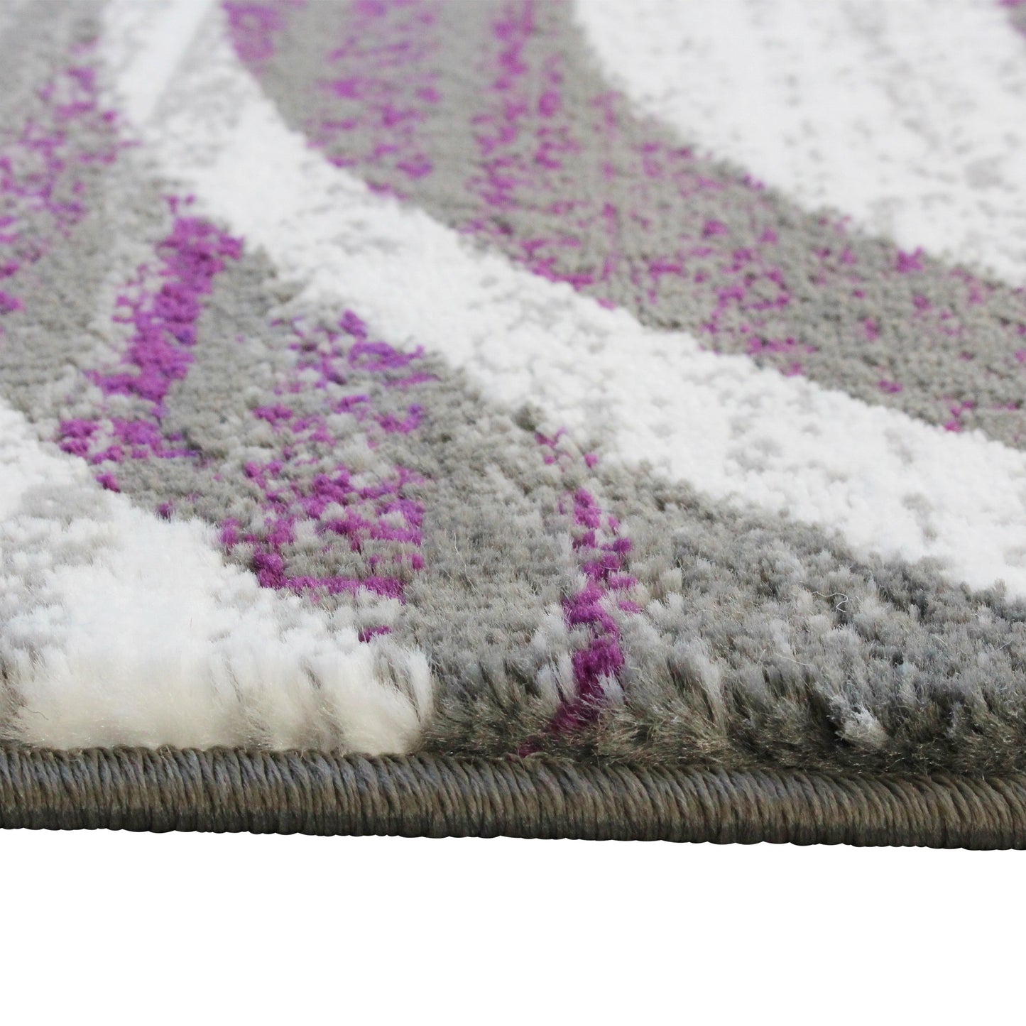 5x7 Purple Swirl Area Rug OKR-RG1103-57-PU-GG