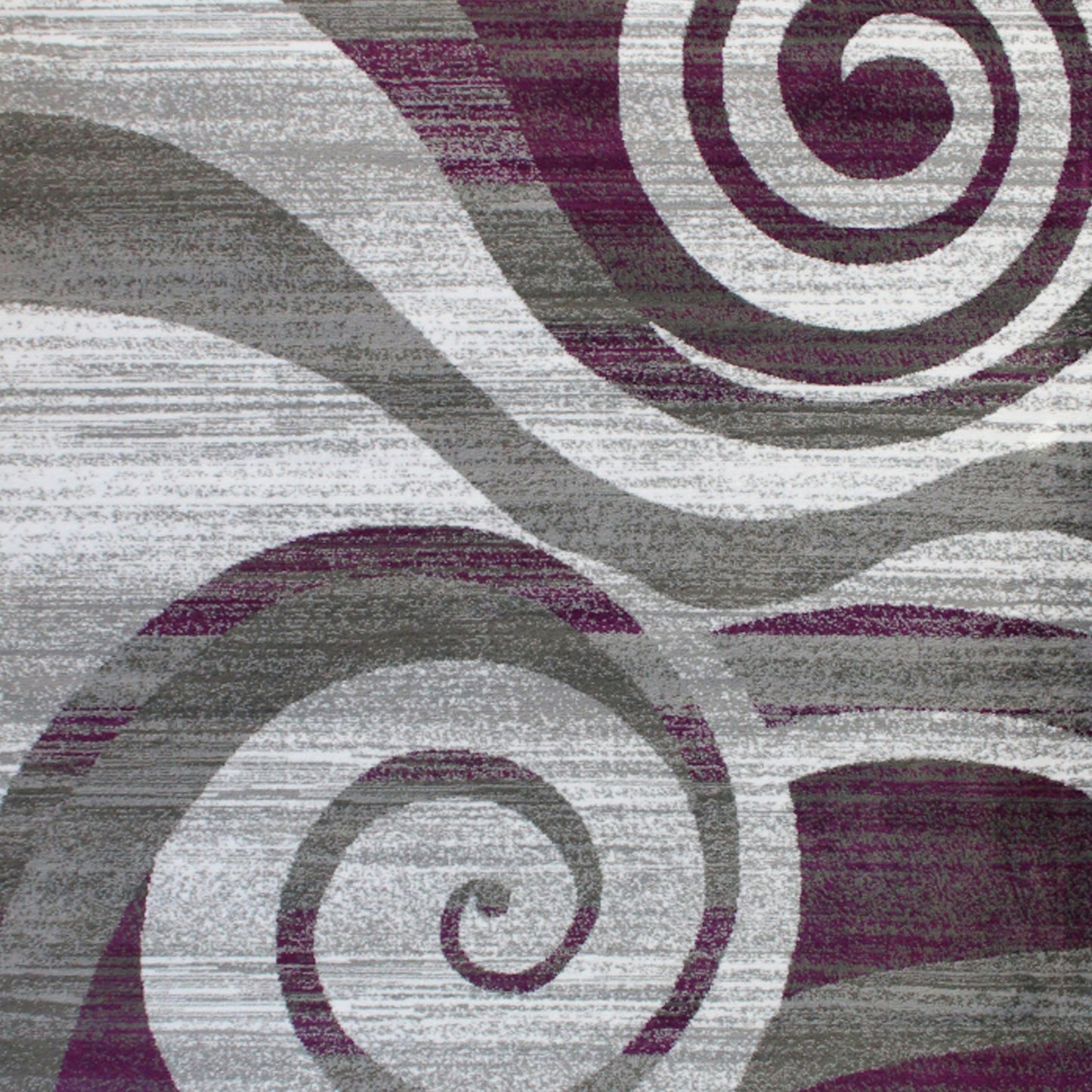 8x10 Purple Swirl Area Rug OKR-RG1103-810-PU-GG