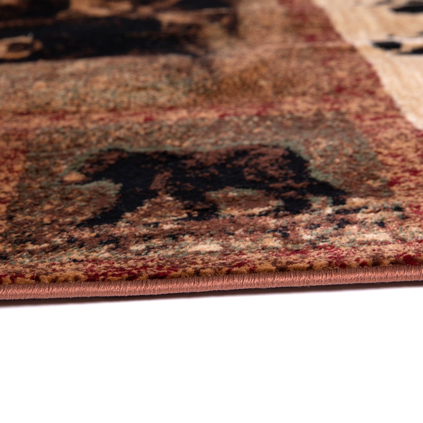 8x10 Brown Bear-Cubs Area Rug OKR-RG1114-810-BN-GG
