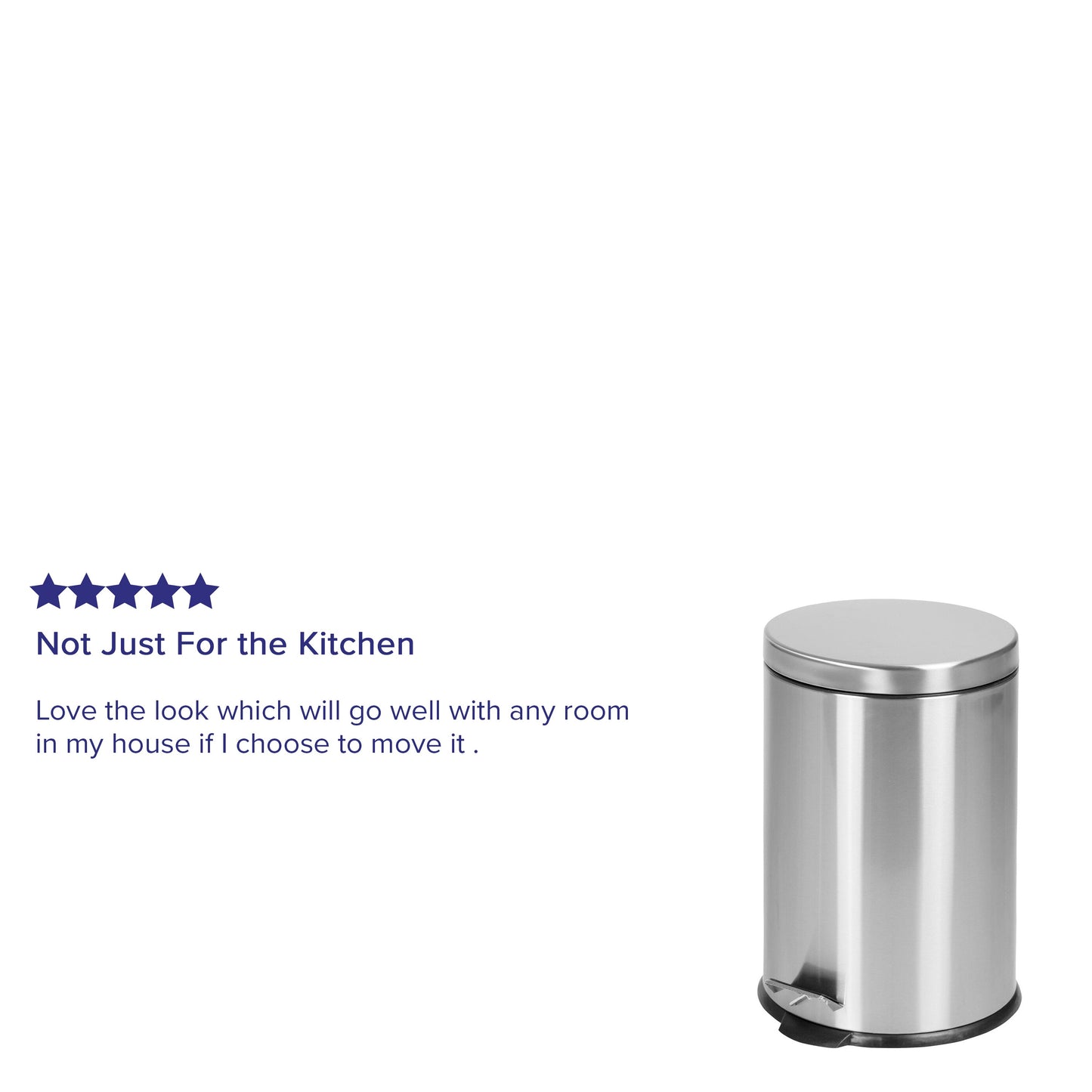 5.3 GAL Stainless Trash Can PF-H008A20-M-GG