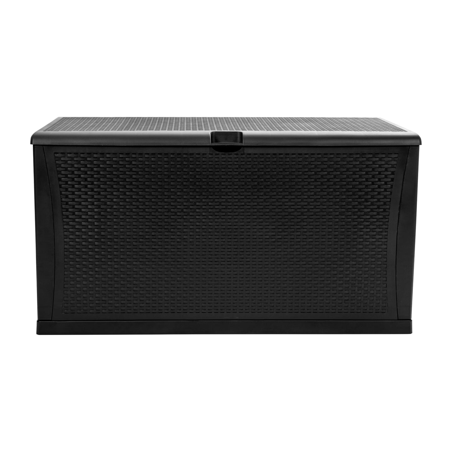 Black 120 Gal Plastic Deck Box QT-KTL-4023BK-GG
