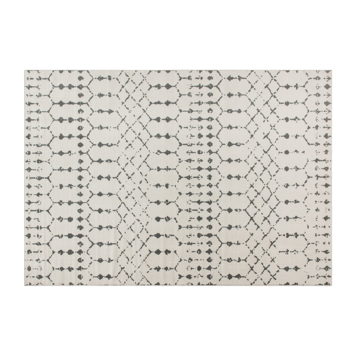 5x7 Ivory & Gray Area Rug RC-CR19-1330-57-IV-GR-GG