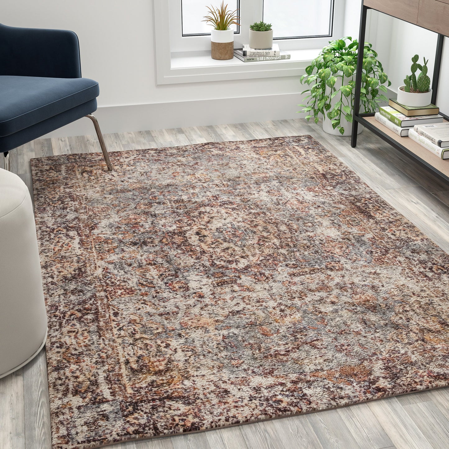 5' x 7' Multicolor Area Rug RC-EG-2021-2-57-GG