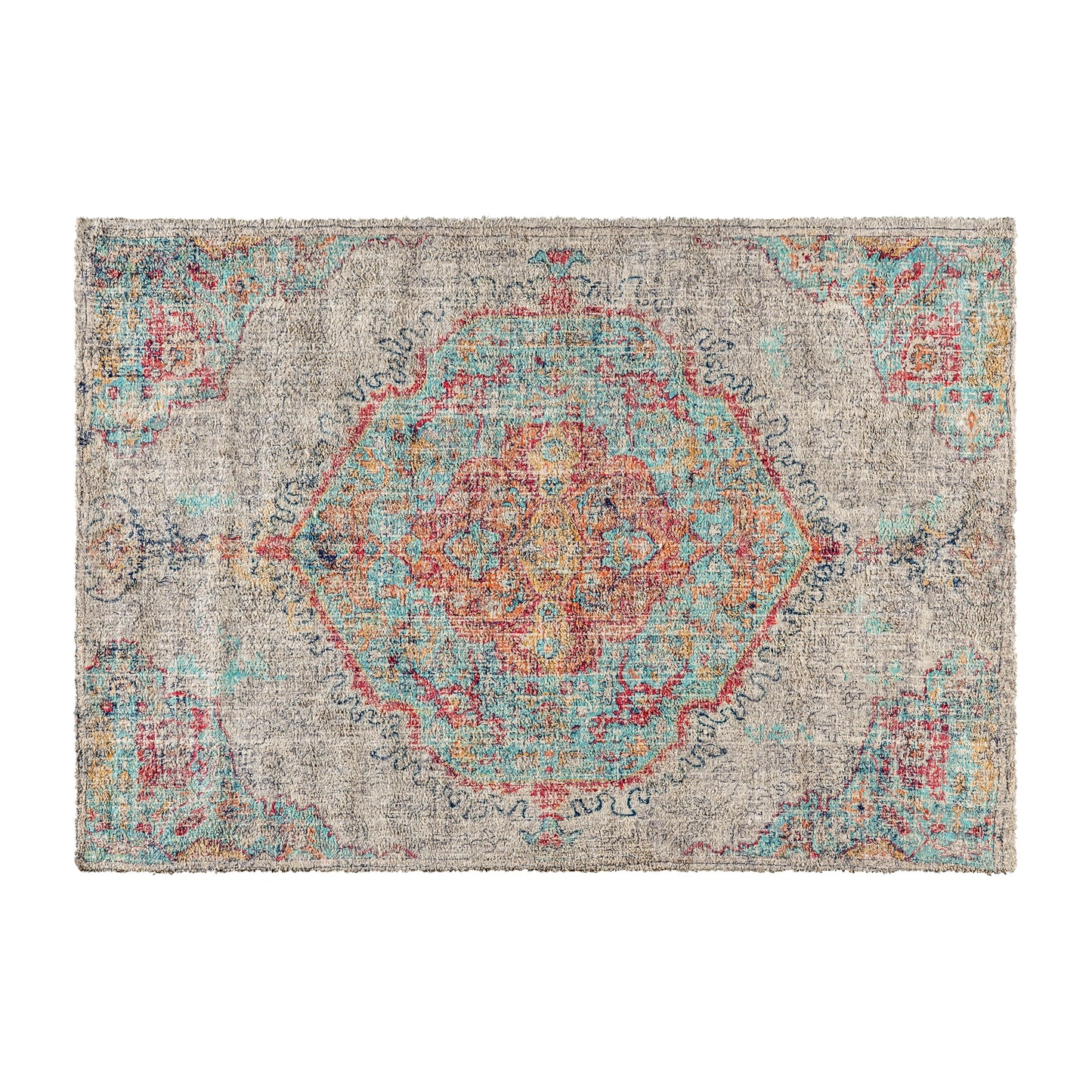 5' x 7' Multicolor Area Rug RC-EG-202101-02-57-GR-GG