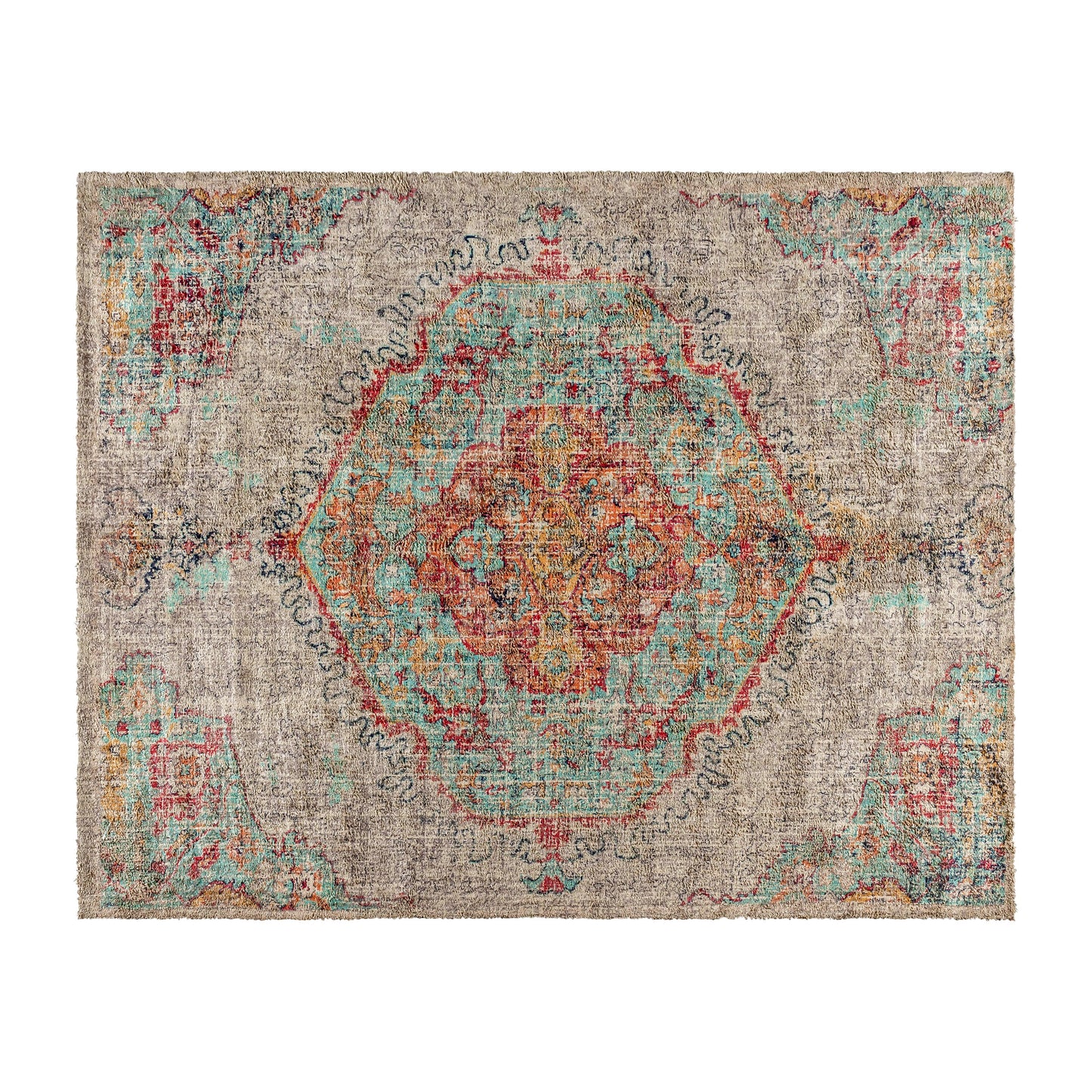 8' x 10' Multicolor Area Rug RC-EG-202101-02-810-GR-GG