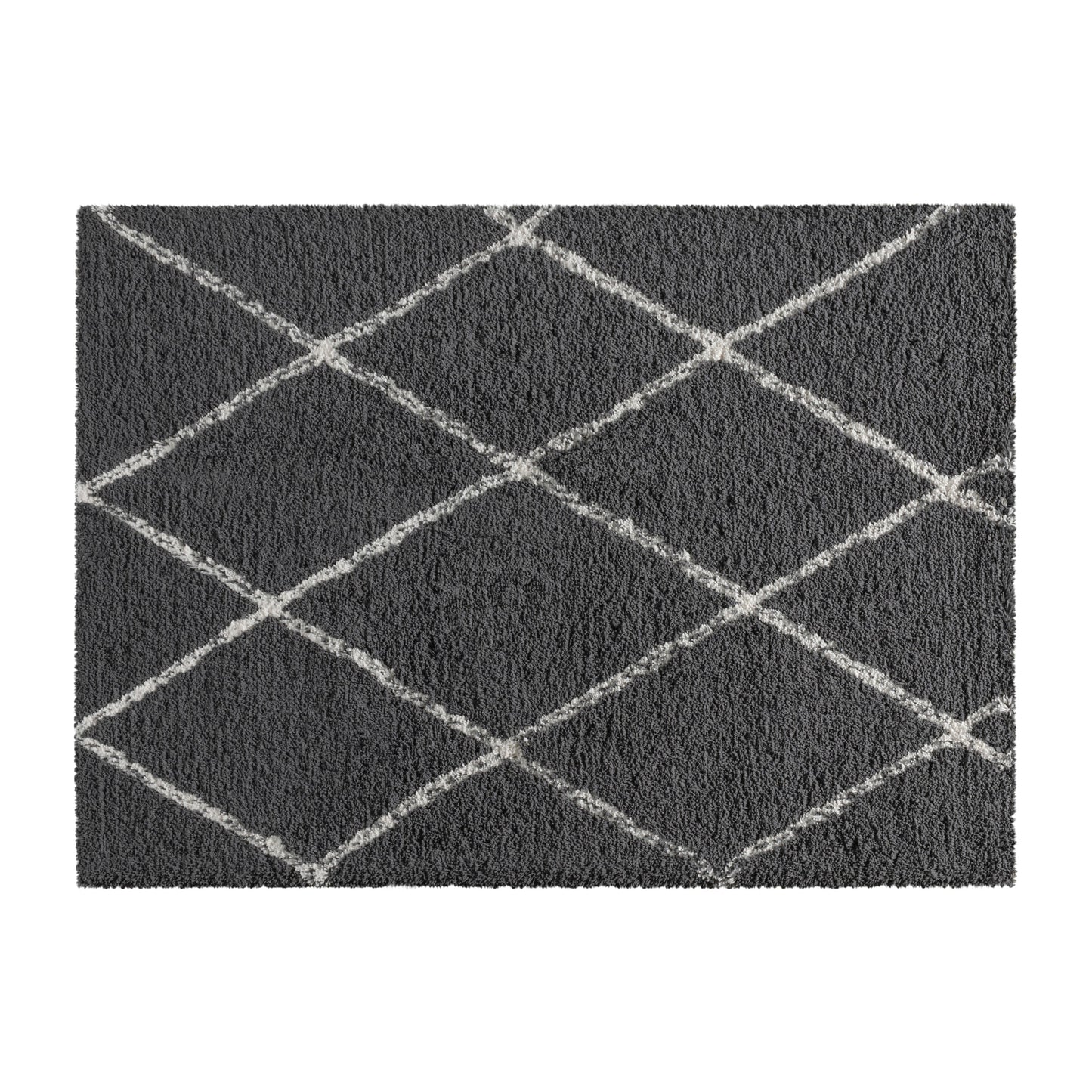 5x7 Charcoal & Ivory Area Rug RC-KJ-181070-01-57-GR-IV-GG