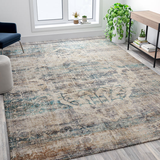 8' x 10' Multicolor Area Rug RC-RG19-016-810-GG