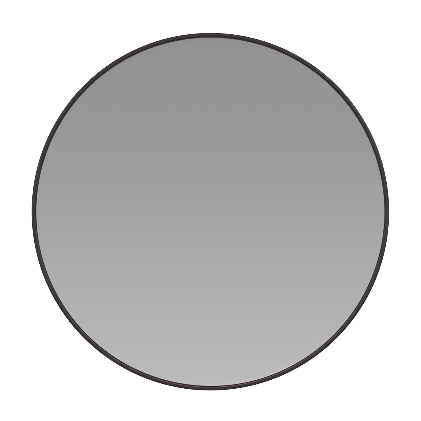 Black 36" Round Wall Mirror RH-M003-RD91MB-BK-GG