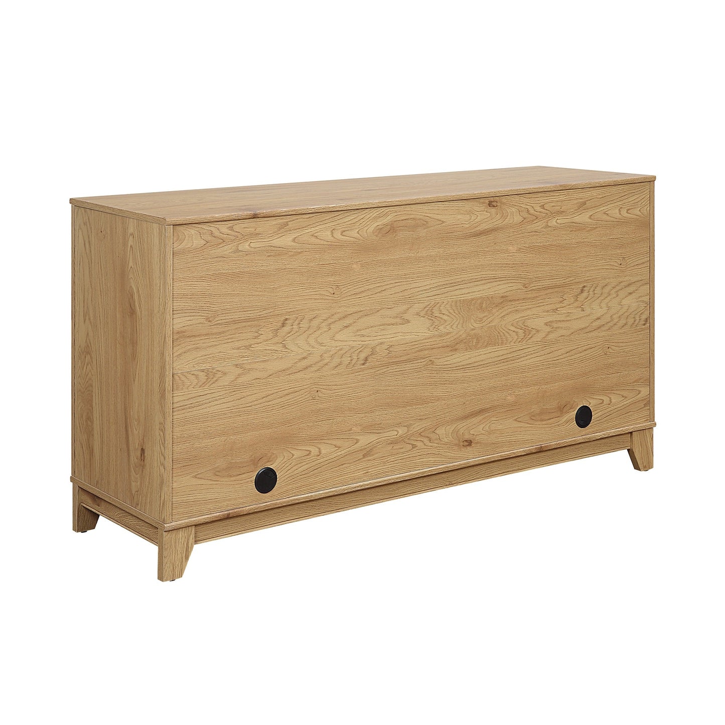 Manhattan Comfort Sheridan 59.05 Modern Cane Sideboard with Adjustable Shelves in Nature SB-4GLF-NA