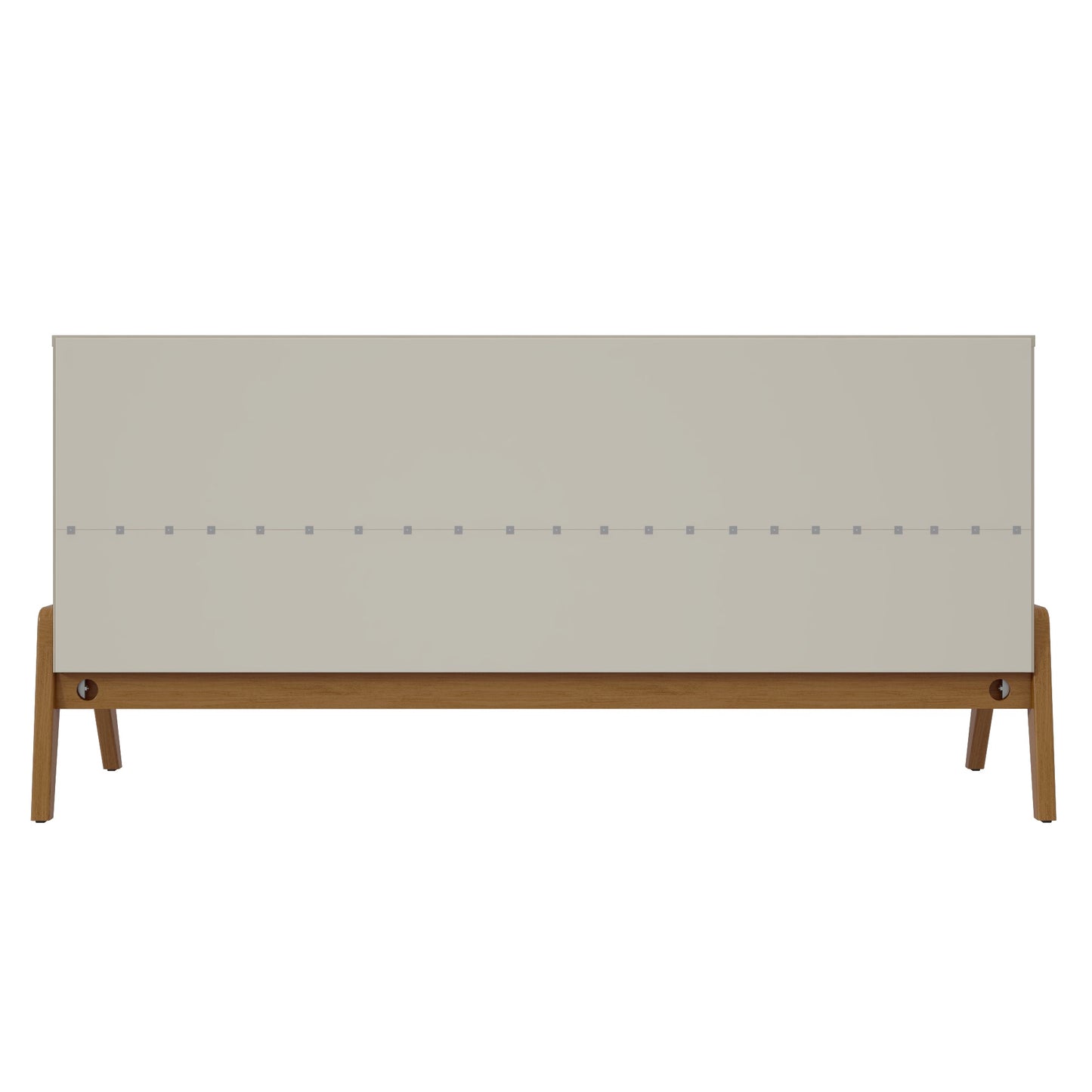 Manhattan Comfort Mid-Century Modern Gales 63.32 Sideboard with Solid Wood Legs in Matte White SB-62722-WH