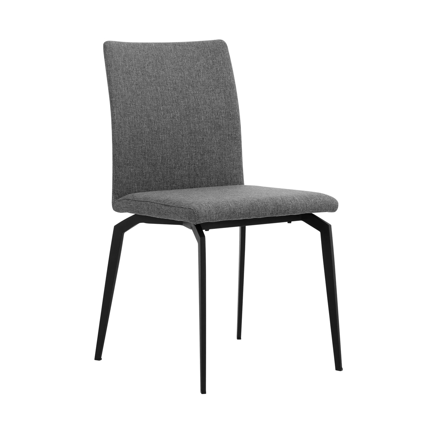 Andes and Lyon Gray Fabric 5 Piece Rectangular Dining Set