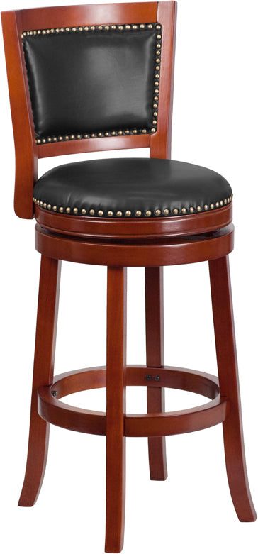 30" Cherry Wood Stool TA-355530
