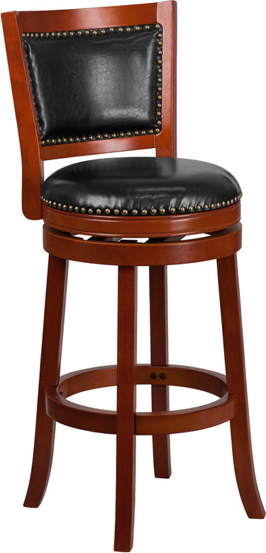 30" Cherry Wood Stool TA-355530