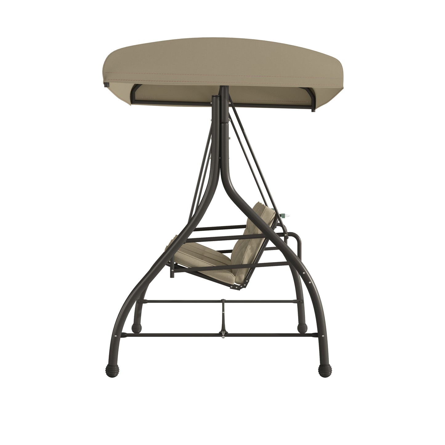 Tan 3-Seater Patio Swing/Bed TLH-007-TAN-GG