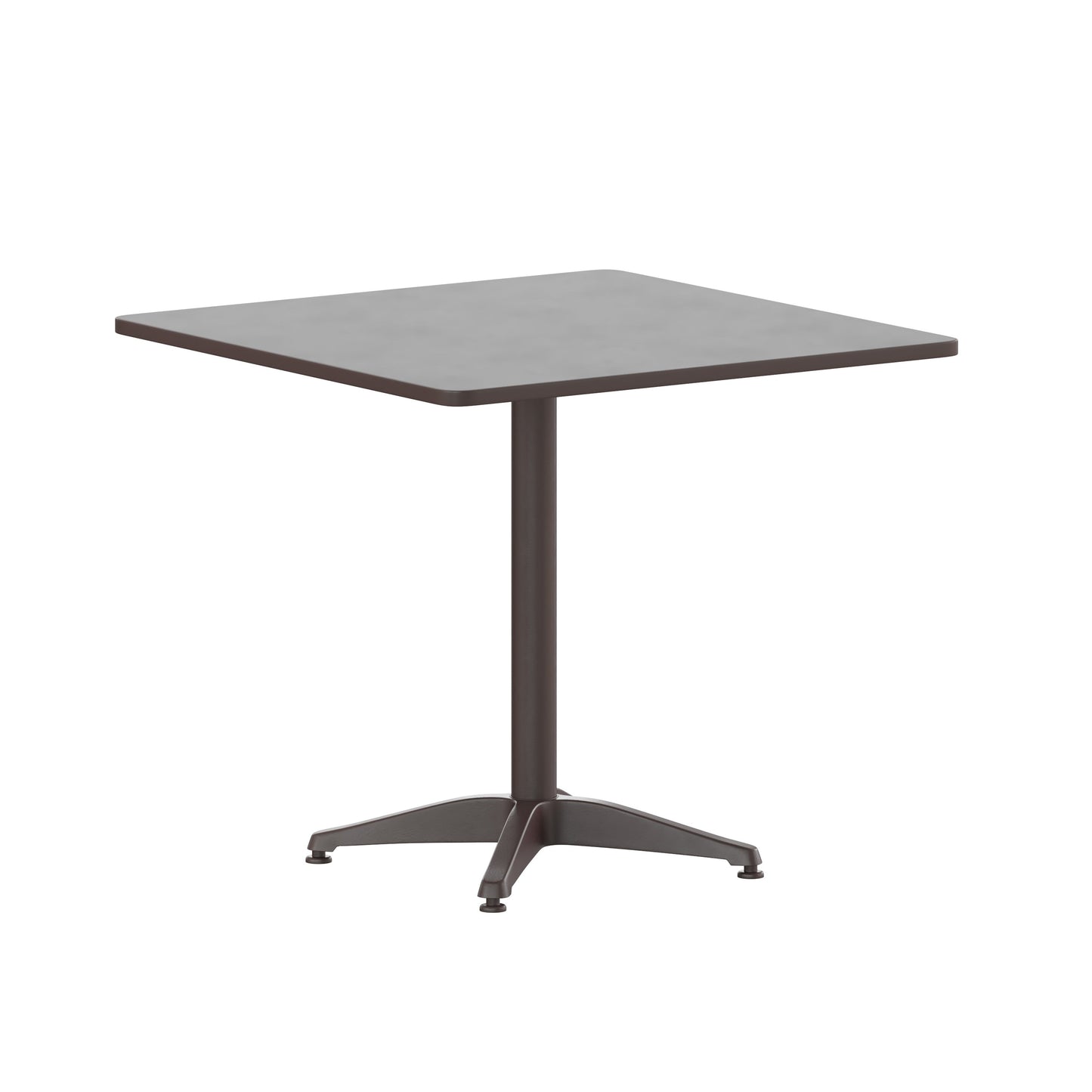 31.5SQ Bronze Metal Table TLH-053-3-BZ-GG