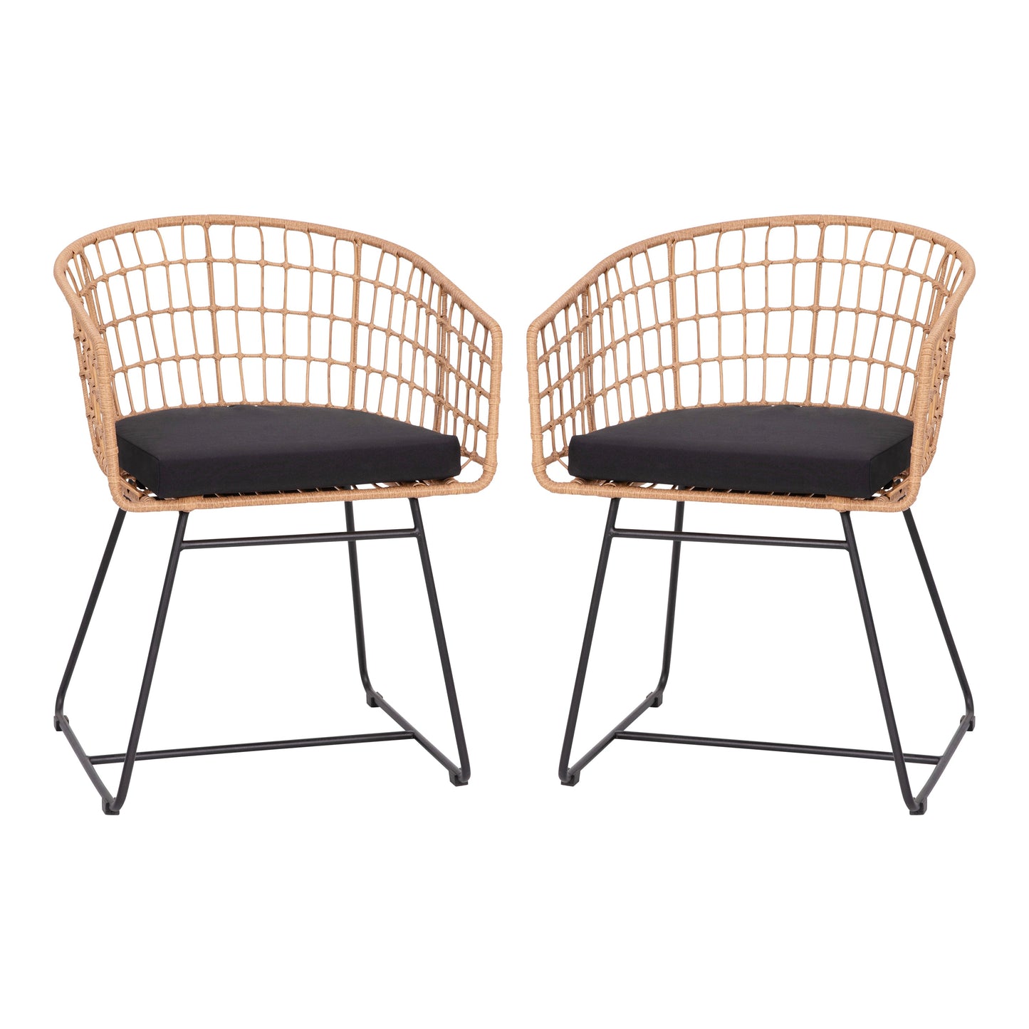 2PK Natural Rope Chair-Cushion TW-VN015-15-NAT-GG