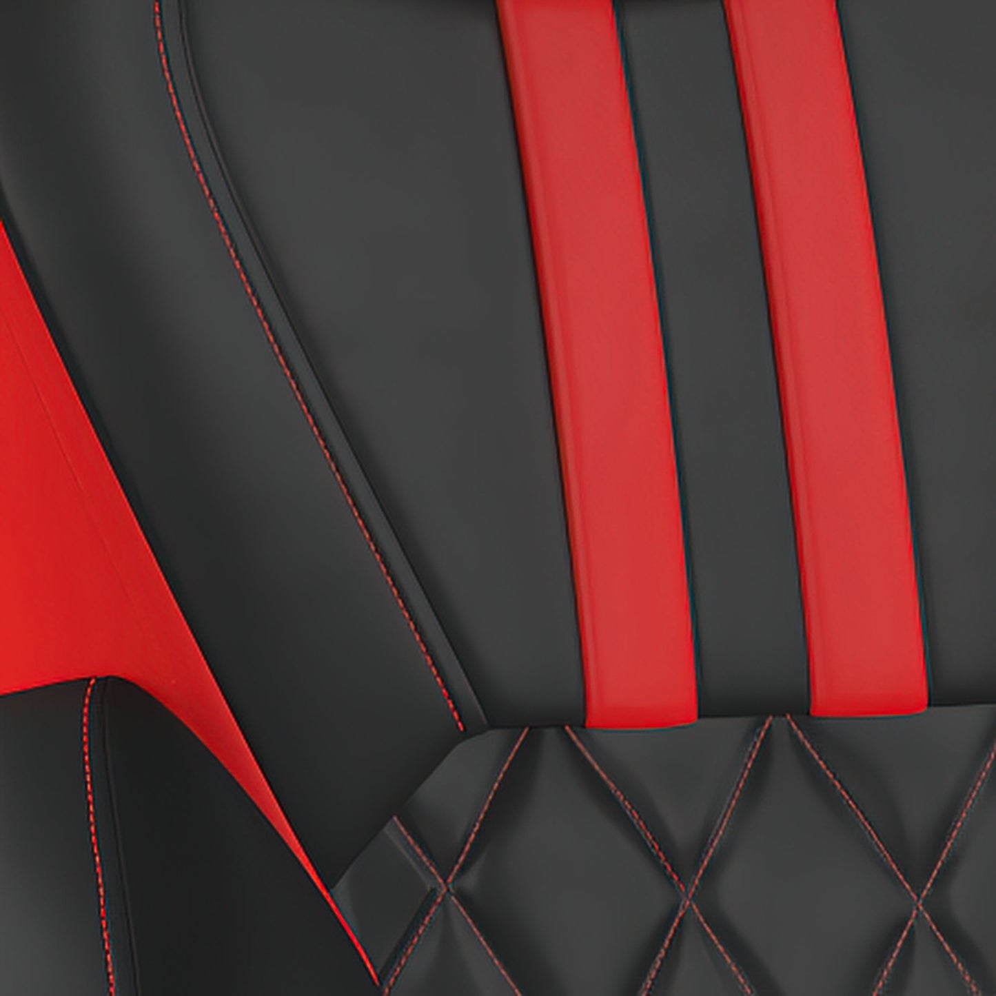 Black & Red Chair-Skate Wheels UL-A072-BK-RLB-GG