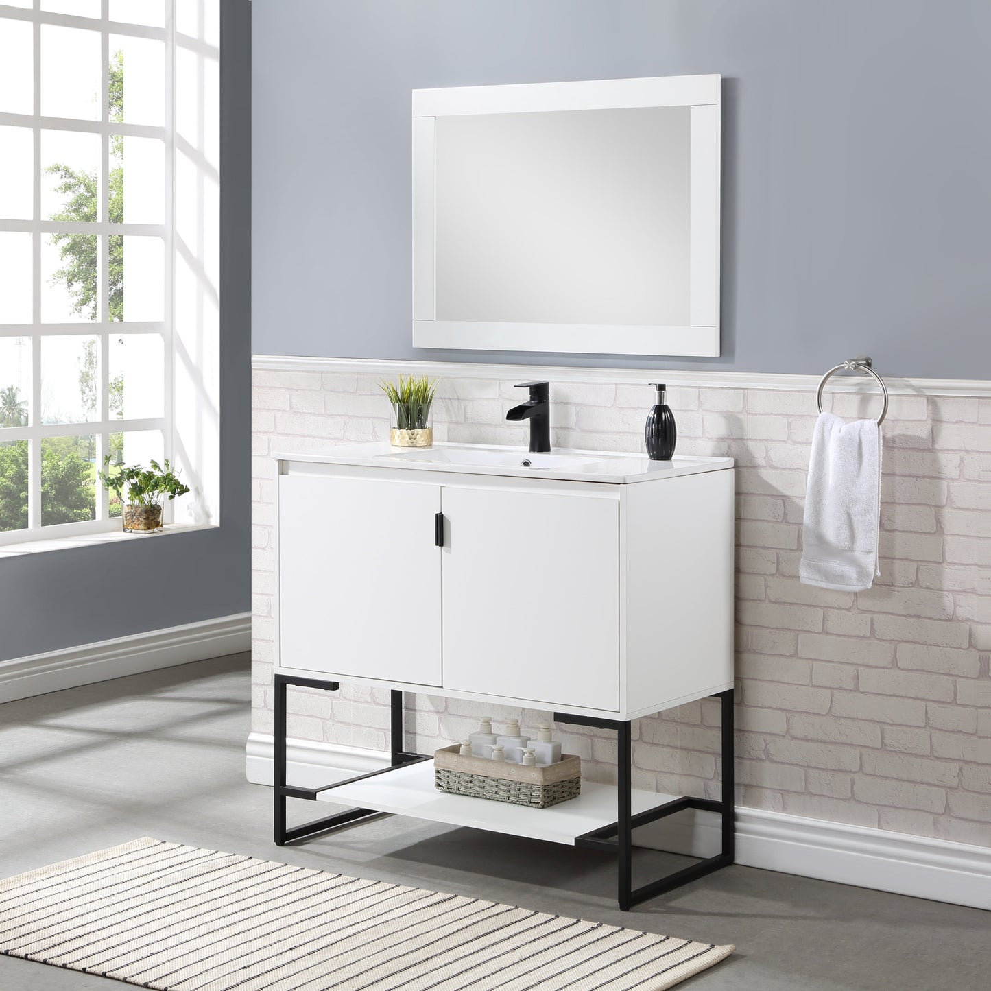Manhattan Comfort Scarsdale Bathroom Vanity Sink