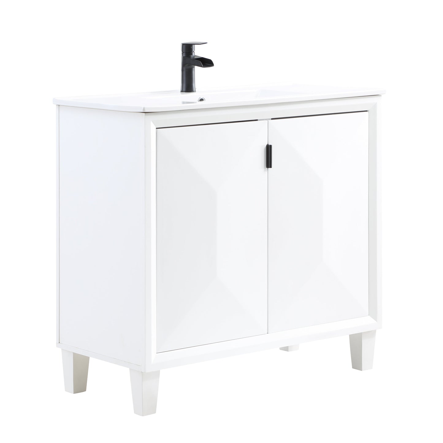 Manhattan Comfort Hyde Bathroom Vanity Sink